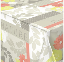 Ubrus s květinovým vzorem a potiskem přírody