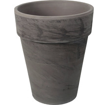 Květináč keramický IRIS BASALT Ø 50 x 60 cm šedý s tmavě šedým melírem