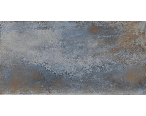 Dlažba imitace kovu Metal Dark Blue 60 X 120 cm