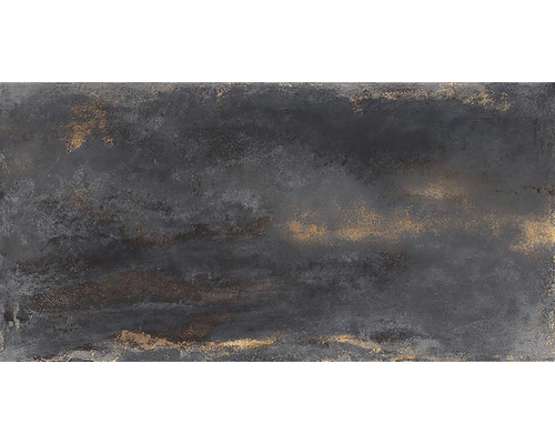 Dlažba imitace kovu Metal Black 60 X 120 cm