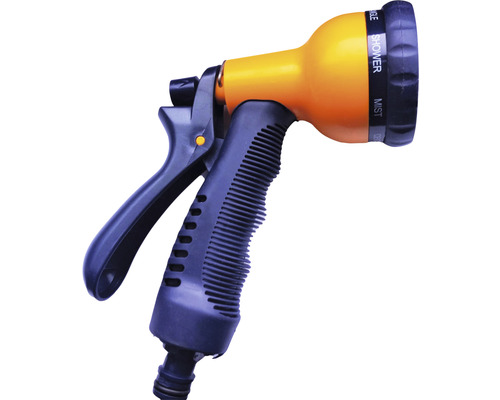 Zavlažovací pistole na hadici s různými typy proudu