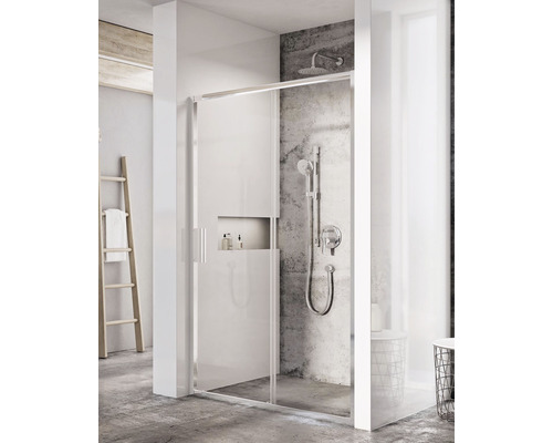 Sprchové dveře do niky Sprchové dveře pro sprchovou zástěnu RAVAK Blix Slim 110 cm barva rámu hliník dekor skla čiré sklo X0PMD0C00Z1