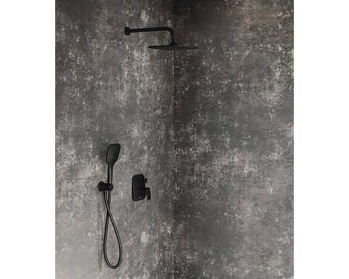 Sprchová armatura s hlavovou sprchou, ruční sprchou a termostatickou směšovací baterií