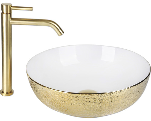 Umyvadlová baterie a umyvadlo na desku do koupelny