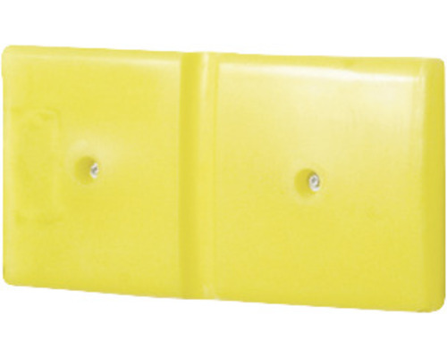 Stěnový ochranný profil 500 plastový žlutý 500x50x250 mm 2 kusy