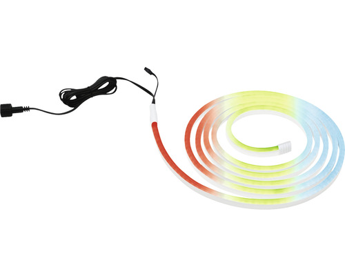 LED pásek Paulmann 78889 SimpLED venkovní set 3 m IP65 19,5 W 216 lm RGB bílý LED světelný had s napájecím kabelem ve spirálovém uspořádání