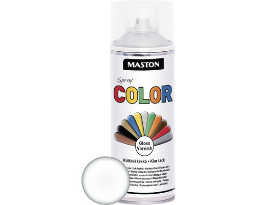 Barva ve spreji Maston Color čirá lesklá 0,4 l