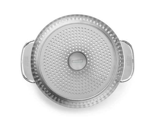 Nerezový koš na zeleninu s logem Weber