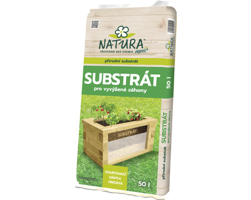 Substrát pro vyvýšené záhony NATURA 50 l