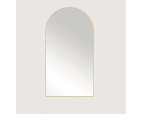 Obdélníkové zrcadlo se zaoblenými rohy pro montáž na stěnu