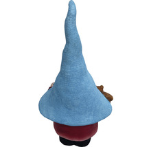 Zahradní trpaslík zezadu