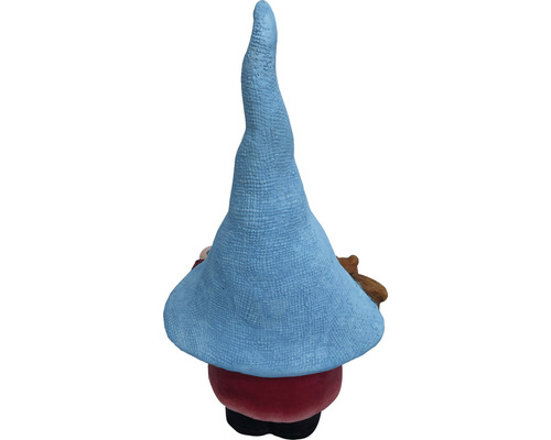 Zahradní trpaslík zezadu