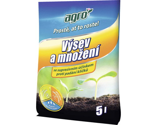 Substrát pro výsev a množení Agro 5 l-0