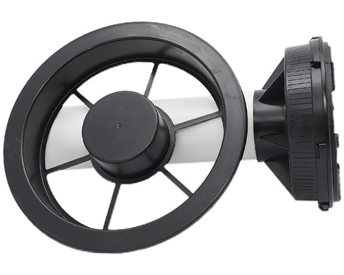 Odsávací digestoř s trubkovým nástavcem