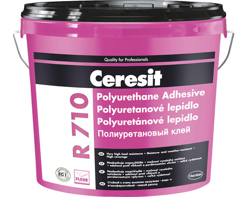 Dvousložkové lepidlo Ceresit R 710 pro lepení kaučukových a PVC krytin 10 kg