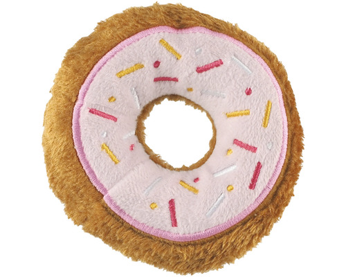 Hračka pro psy donut Dog Fantasy 12,5 cm růžový