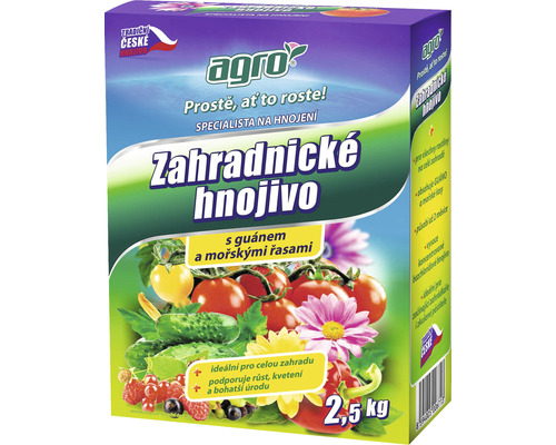 Zahradnické hnojivo Agro 2,5 kg