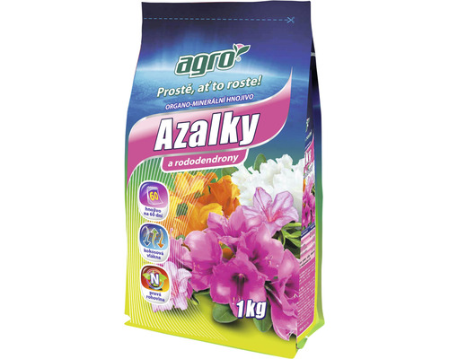 Hnojivo pro azalky a rododendrony organominerální Agro 1 kg