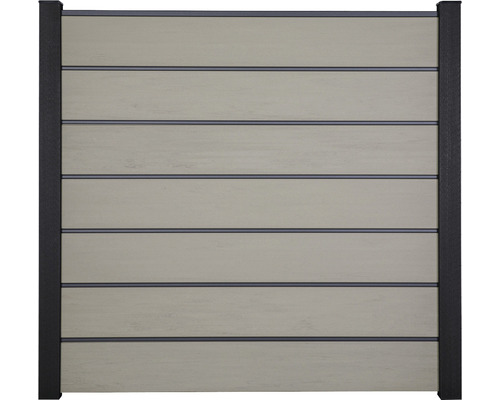 BPC Plotové pole GroJa Flex Grande WPC plot s rámem pro ochranu soukromí