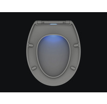 WC sedátko s pozvolným zavíráním a LED osvětlením