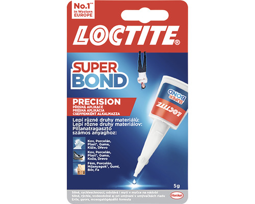 Lepidlo vteřinové Loctite Super Bond Precision 5g Loctite Super Bond precizní lepidlo, vhodné pro různé materiály