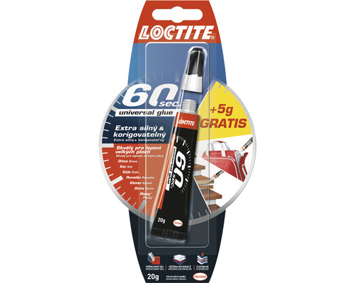 Lepidlo vteřinové Loctite 60 sekund 15 g