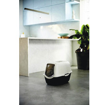 Toaleta pro kočky Rotho ECO BAILEY černo-krémová-thumb-2