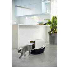 Toaleta pro kočky Rotho ECO BAILEY černo-krémová-thumb-4