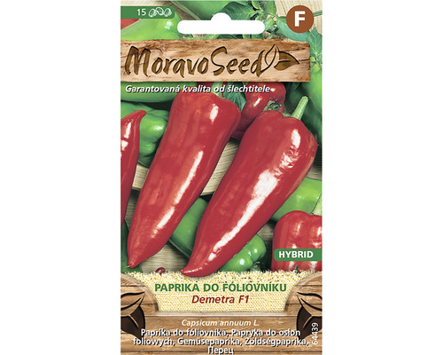 Paprika zeleninová do fóliovníku DEMETRA F1 MoravoSeed