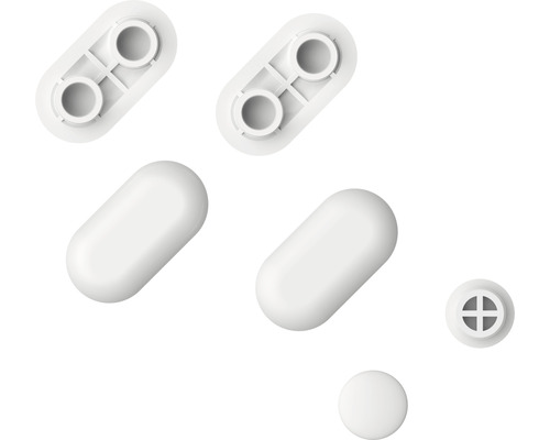 Různé nábytkové kluzáky z plastu