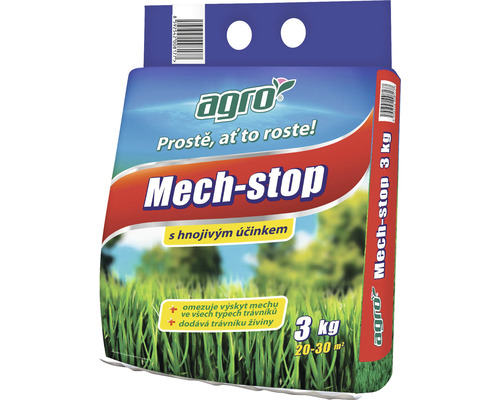 Agro Mech-Stop přípravek proti mechu s hnojivem, 3 kg