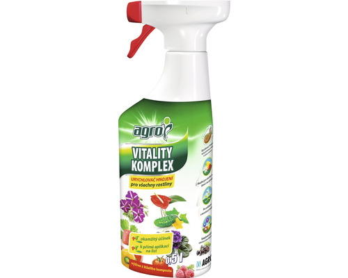 Agro Vitality Komplex hnojivý sprej, 0,5 litru
