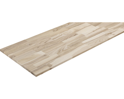 Spárovka jasanová neošetřená 1200 x 400 x 18 mm Deska z masivního dřeva z jasanu
