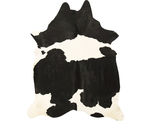 Koberec z kravské kůže s černobílým vzorem