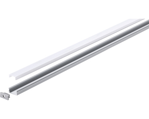 LED profil s krytem a koncovkou