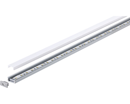 LED lišta s krytem a koncovkou
