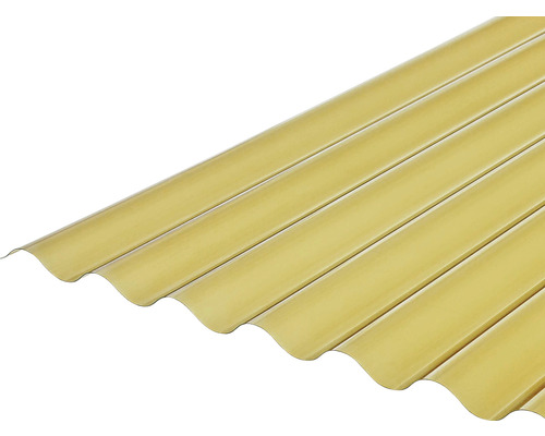 Plastová deska 2000 x 900 x 0,7 mm vlnitá bronzová Trapézový plech z plastu