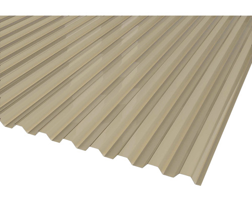 Plastová deska 2000 x 900 x 0,7 mm trapézová bronzová Trapézové plechy pro střechy a stěny