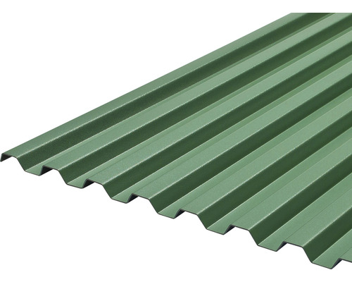 Plastová deska 2000 x 900 x 1,2 mm trapézová zelená Trapézový plech pro střešní krytinu