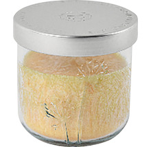 Svíčka ve sklenici s kovovým víčkem