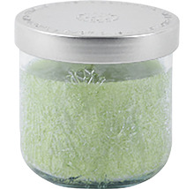 Dekorativní posypový výrobek ve skleněné nádobě