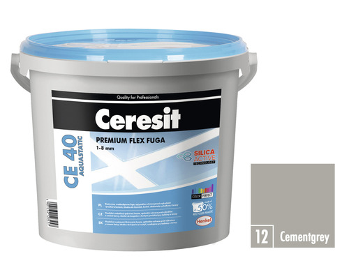 Spárovací hmota CERESIT CE 40 Aquastatic 5 kg 12 cementgrey