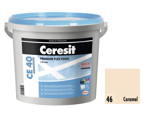 Spárovací hmota CERESIT CE 40 Aquastatic 5 kg 46 caramel