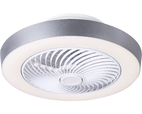 Stropní ventilátor Globo Gharr s osvětlením LED 40W 4900lm 2700-6500K Ø55cm bílo/šedý s dálkovým ovládáním