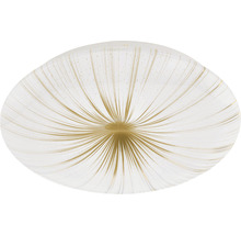 Stropní svítidlo ze skla s dekorem