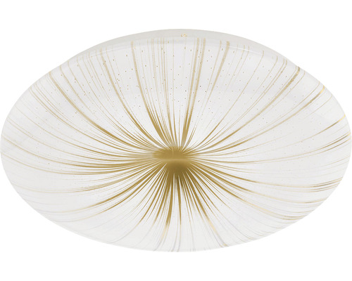 Stropní svítidlo ze skla s dekorem