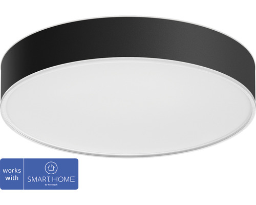 LED stropní svítidlo Philips HUE 4115930P6 Enrave 19,2W 2450lm 2200-6500K černé s dálkovým ovládáním