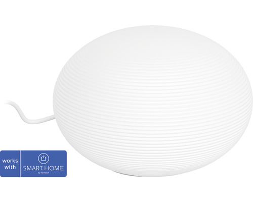 LED stolní lampa Philips HUE Flourish RGB 9,5 W 806 lm 2000-6500 K bílá - kompatibilní se SMART HOME by hornbach