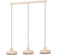 Závěsné svítidlo se třemi žárovkami na držáku