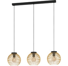 Závěsné svítidlo se třemi stínidly ve tvaru koule